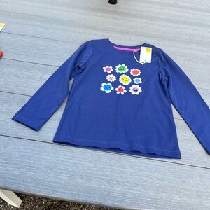 Brand new mini Boden long sleeve shirt blue
